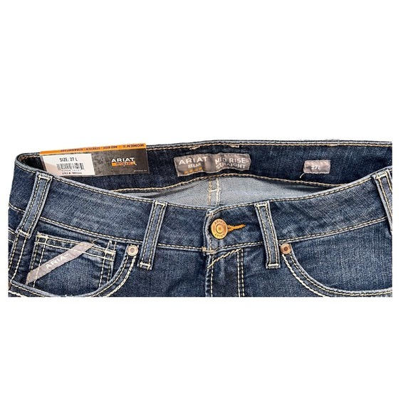 Ariat® Ladies Rebar DuraStretch Riveter Straight Leg Jeans Mid Rise 27 Long - Picture 9 of 9